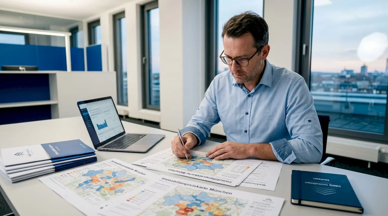 Immobilienexperte, der aktuelle Marktentwicklungen analysiert